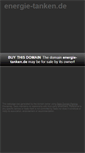 Mobile Screenshot of energie-tanken.de
