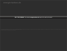 Tablet Screenshot of energie-tanken.de